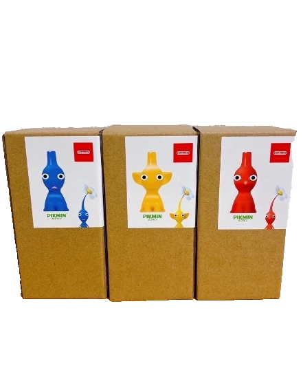 PIKMIN Vase for one flower Red & Blue & Yellow set of 3 Nintendo