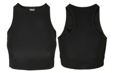 Urban Classics Damen Cropped Top Tanktop Bauchfrei Ärmellos Rundhals XS S M L XL