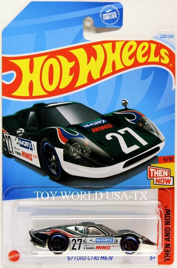 2024 Hot Wheels #220 Then and Now '67 Ford GT40 MK.IV black