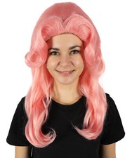 HPO Adult Women's Kitten Kaboodle Wavy Pink Wigs? Complete Kitten Play, HW-7661