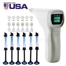 Dental Digital Shade Guide Tooth Color Comparator Set/Composite Resin Cure Light