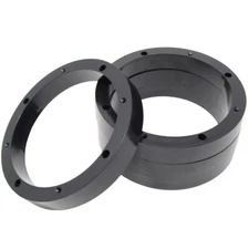 2 Pairs 6.5" inch Plastic Spacer Speaker Rings Custom Mounting Adapter Subwoofer