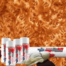 MYDIPKIT Hydro Dipping Water Transfer Print KIT BW-6510 Burl Wood