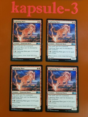 4x Lightning Mare | M19 Core Set 2019 | MTG Magic Cards
