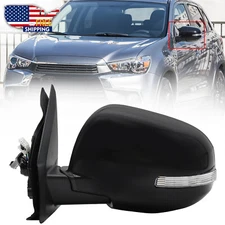 Black Rear View Mirror for Mitsubishi Outlander Sport/ASX 2014-19 Left Side