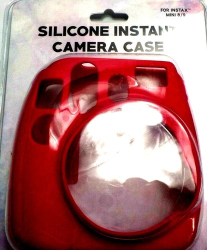 ATNY Instax Instant Camera Silicone Case For INSTAX MINI 8 & 9 Pink New Sealed - Picture 7 of 12