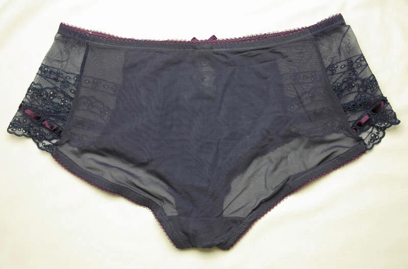 Bragas Azul Oscuro con Encaje de Fayreform - Talla XL Foto 4 de 4