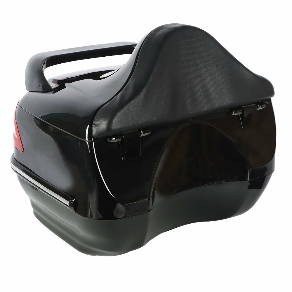 Universal Motorcycle Tour Pack Trunk Luggage Tail Box Pack W/ Tail