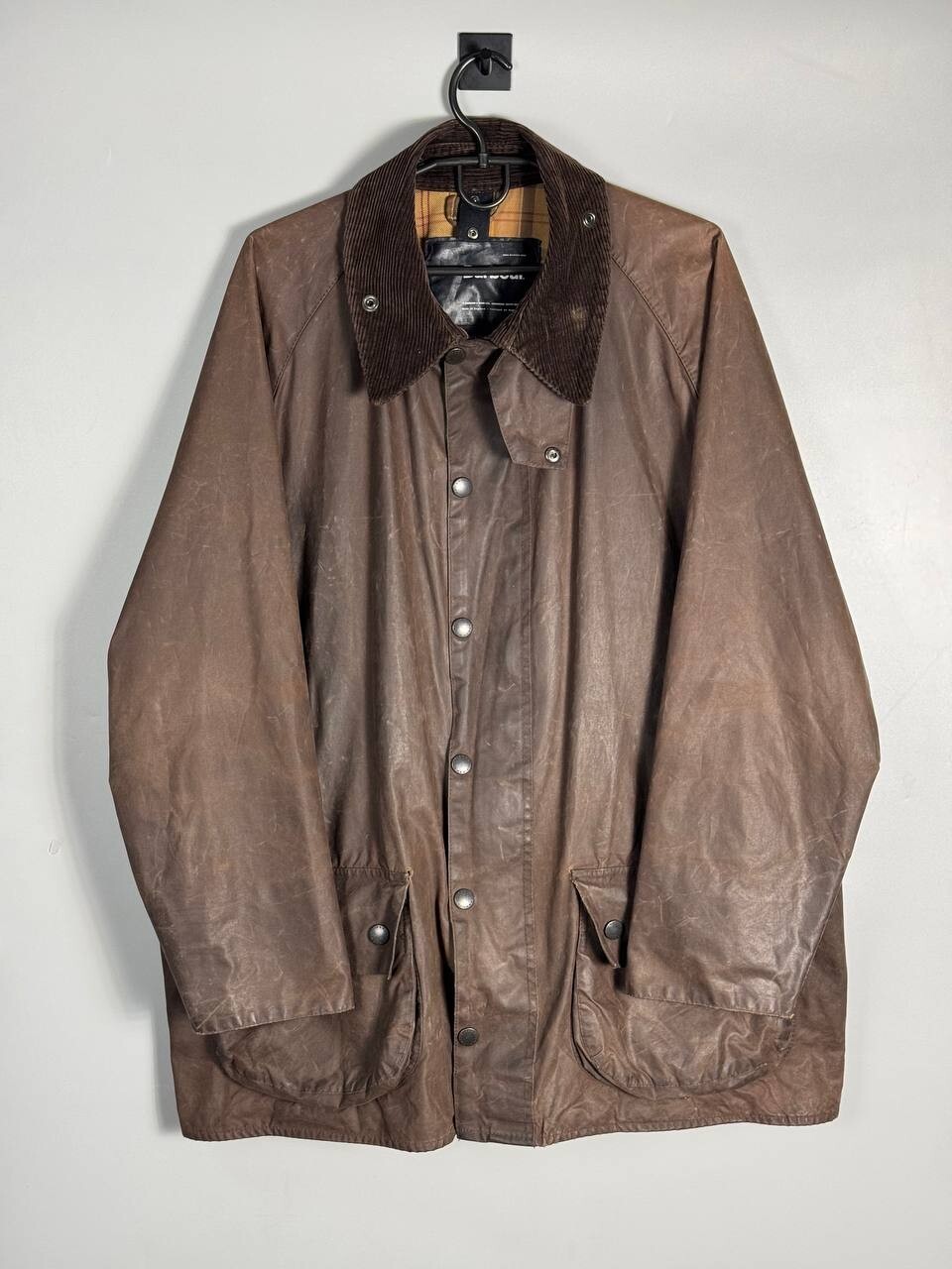 Men's Barbour Beaufort Wax Jacket Brown