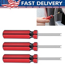3pc Car Auto Screwdriver Valve Stem Core Remover Tire Tube Installer Repair Tool 3pc Car Auto Screwdriver Valve Stem Core Remover Tire Tube Installer Repair Tool