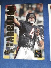 1993 Action Packed #QB6 Jim Harbaugh Chicago Bears Football Card GOLD FOIL MVP