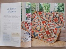 Stunning Country Craft Vol 23 #12~Patchwork~Quilts~Runners~Folk Art~Bead...