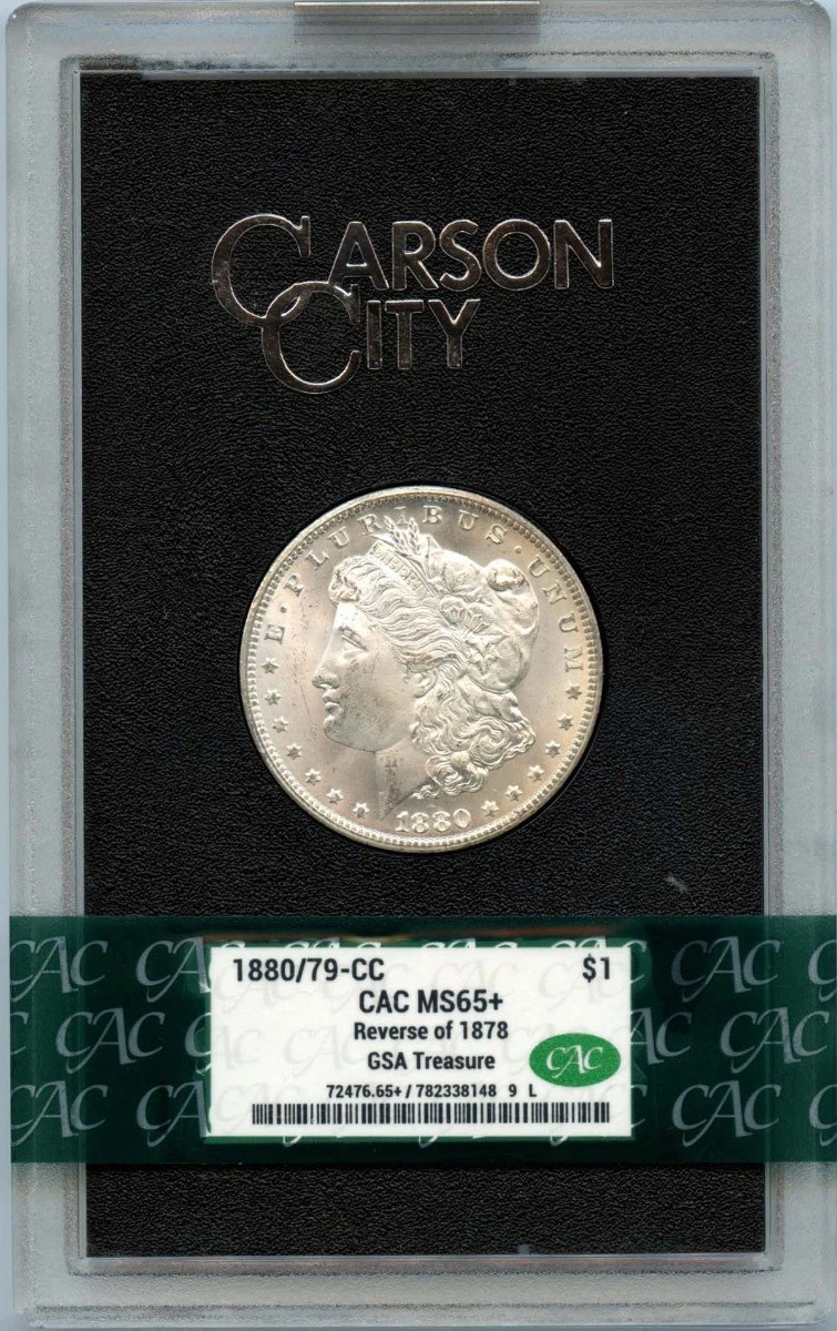 Carson City Grade MS 65 1880 Year Morgan US Dollars (1878-1921