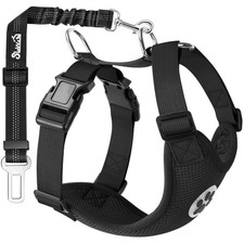 Hundegeschirr, Sicherheitsgurt, atmungsaktiv, verstellbar, Auto, klein