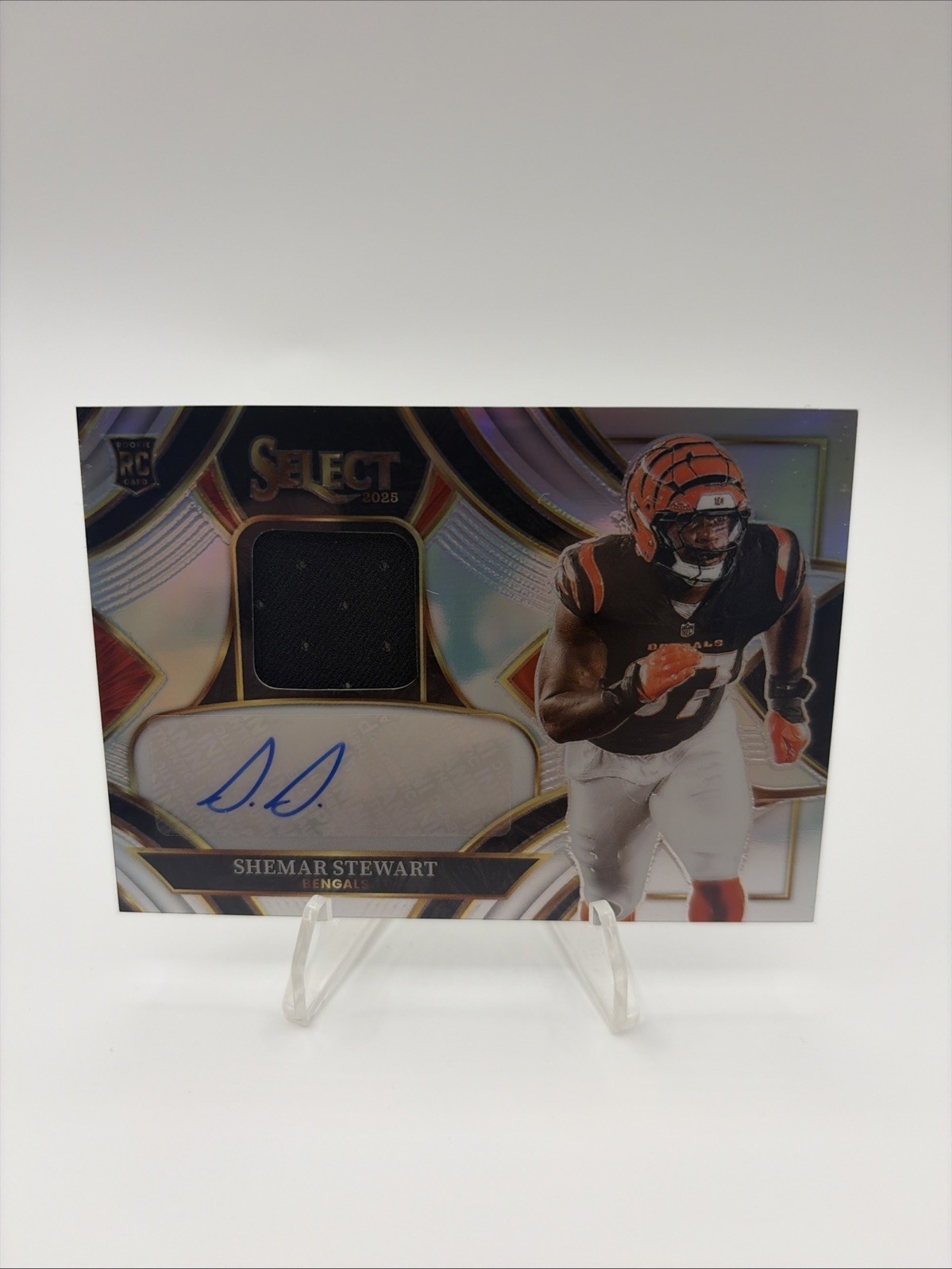 2025 Panini Select - Rookie Signature Memorabilia Shemar Stewart #RSMP-SST /249