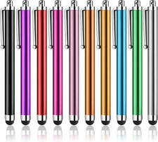 AGREJO 10-Pack Stylus Pens High Precision for iPad, iPhone Tablets
