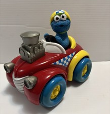 Sesame Street Cookie Monster Push Race Car Little Tikes Preschool Hit Rod Tyco
