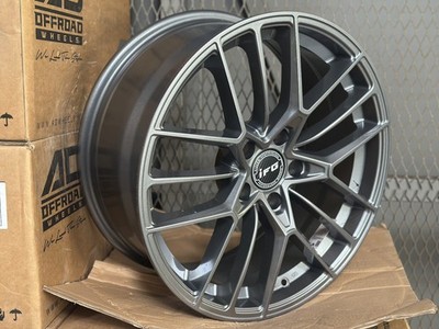 New 18x8 ET40 AD WHEEL IFG53 (4 Wheel) 5x114.3 fit Honda Toyota Mazda Grey