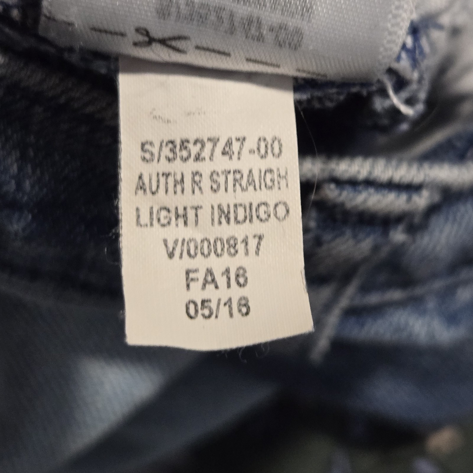 GAP 1969 Two Tone Authentic Real Light Indigo Rea… - image 11