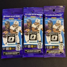2025 Donruss Optic Football Cello Value Fat Pack x 3