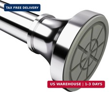 Shower Curtain Rod, 31-80 Inches Adjustable Tension Rod, 1-Inch Diameter Heavy D