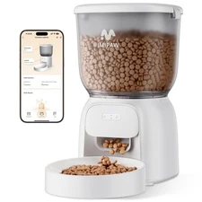 Automatic Cat Feeder WiFi: 5G Smart Auto Pet Feeder with App Remote Control- ...