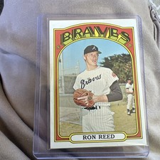1972 Topps #787 Atlanta Braves Ron Reed EX+++