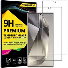 4youquality Screen Protector for Samsung Galaxy S24 Ultra 5G Transparent