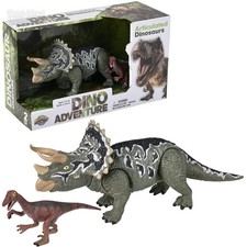 RI T 9" Articulated Triceratops Figurine