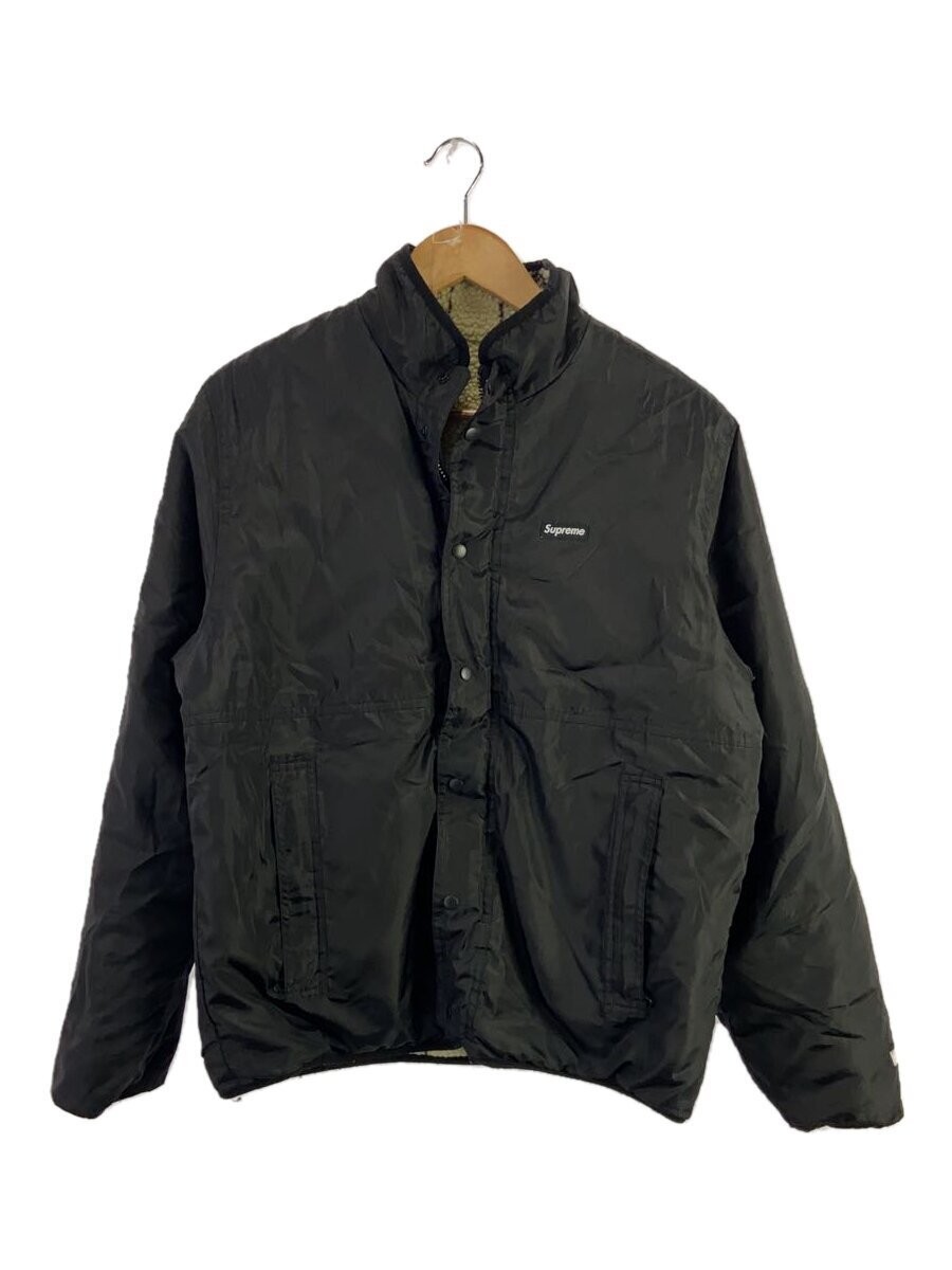 Supreme 19AW Reversible Bandana Fleece Jacket M Polyester BLK Plain