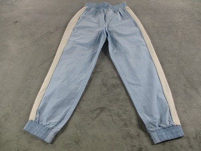 Fabletics Colorblock Track Pants Womens XS Light Blue White Stripe Casual