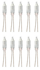 NEW Box of 10 Neon Bulb NE2U A3C Indicator 105 to 125 Volts AC/DC FREE RESISTORS