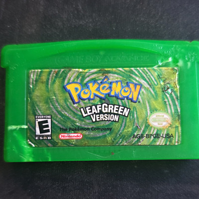 Nintendo Pokémon LeafGreen Version GBA Game NTSC-U/C E Everyone Pokemon Series