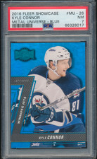2016-17 Fleer Showcase Kyle Connor Precious Metal Gems RC PMG Blue /50 #26 A638