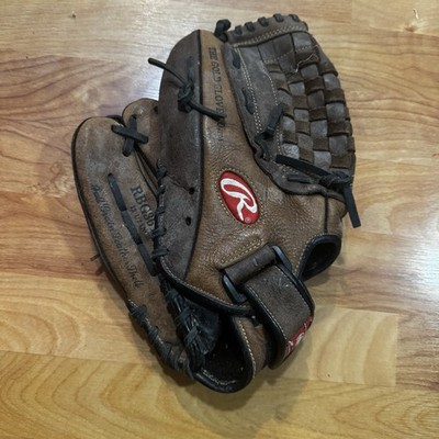 Rawlings RBG36TBR 12.5'' LHT Baseball Glove Mitt Full Grain Leather Brown