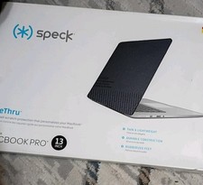 Speck Smartshell Hard Shell Case 13" Apple Macbook Pro See Through Black