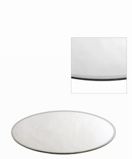 Round Mirror Plate Glass 25cm Decorative Tray, Wedding Event Table Decor