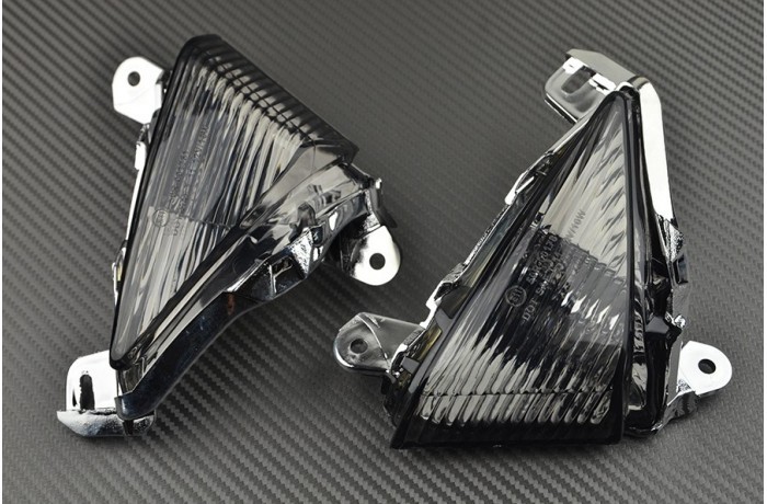 Clignotants Z1000 fini fumé haut de gamme pour Kawasaki 2007 2009
