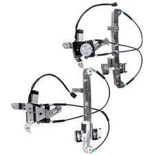 For 2001-2006 GMC Yukon 4-Door Rear Left Right Power Window Regulator With Motor