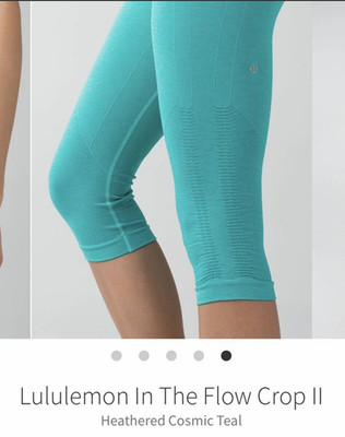 Lululemon In The Flow Crop Leggings Size8