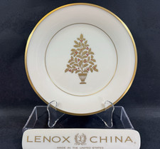 Lenox Eternal Christmas~(1)~8" Salad Plate Holly Tree~1st Quality~NEW with TAG!