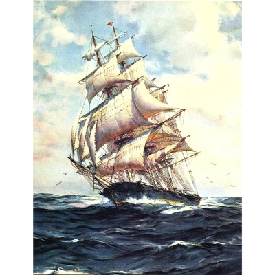 The Cutty Sark Vintage Portait 1970s Retro Kitsch Wall Art Print SE10