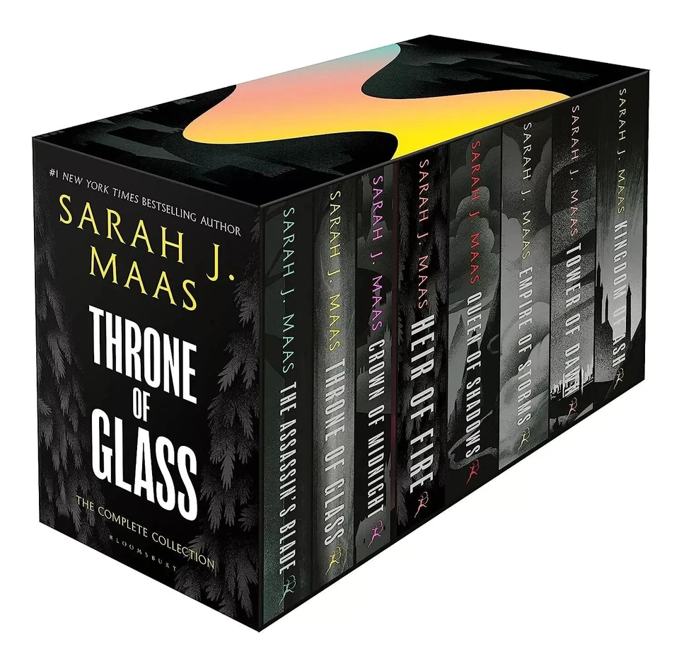 Throne of Glass 8 Books Box Set By Sarah J. Maas, Paperback ..New - Image 2 of 3