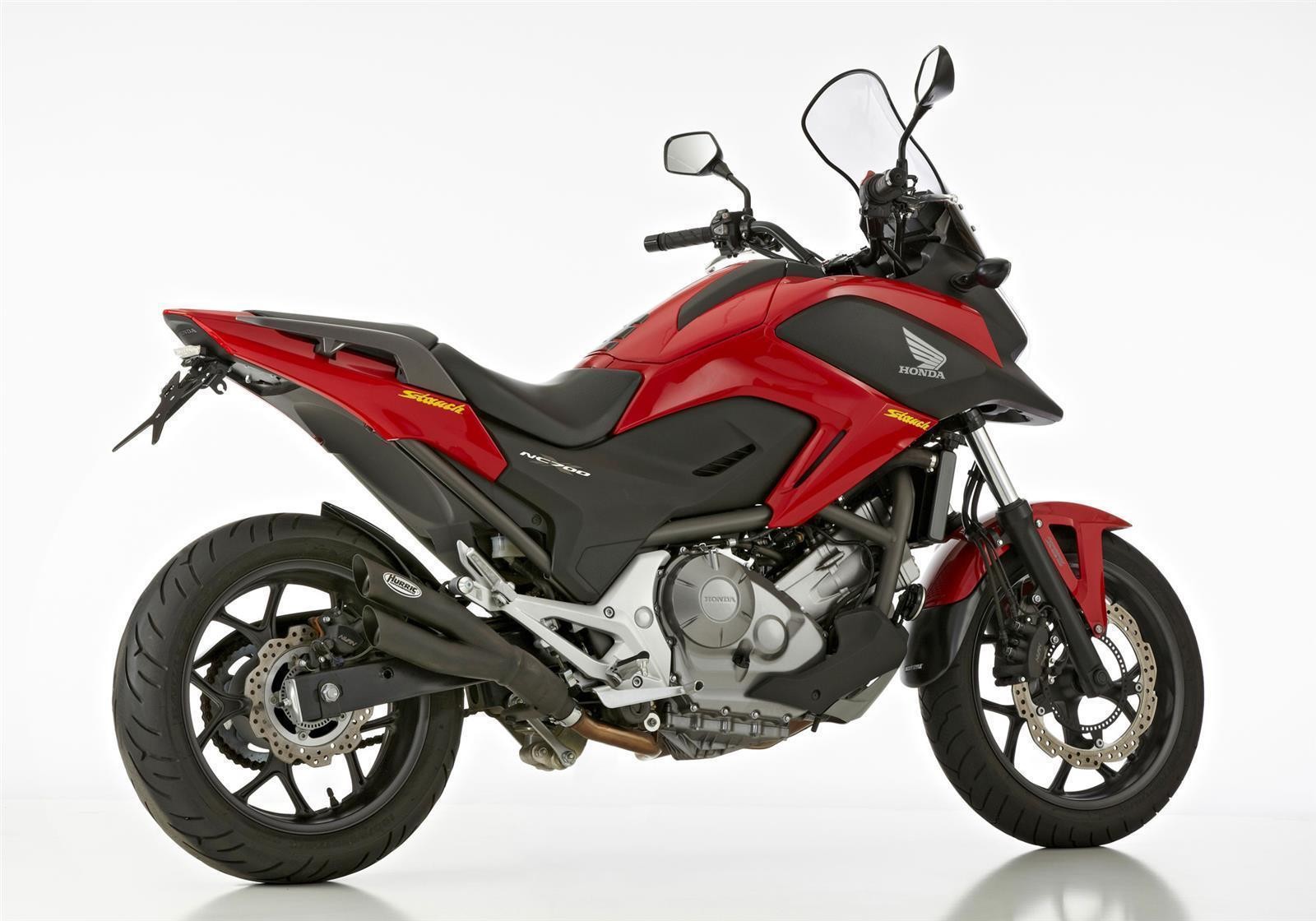 Hurric Pro 2 Auspuff Passend FüR Honda NC750S 2014-2015-image