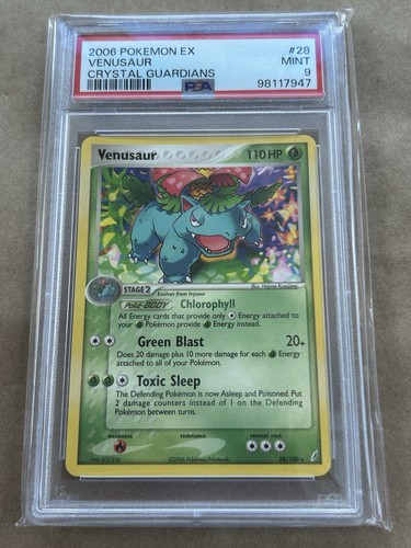 Venusaur graded PSA 9 for sale on eBay