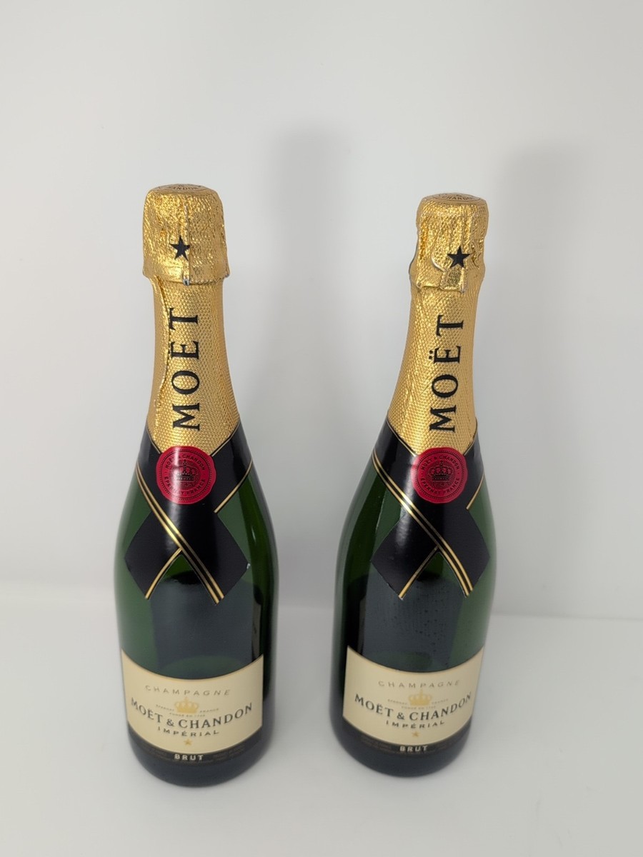 Lot Of 2 MOET & Chandon BRUT Imperial Emoty Promotional Display 