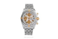 Breitling Cockpit chronographe acier / or  automatique montre pour hommes B13358