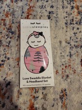 Little Sleepies Pink Twinkling Trees Swaddle