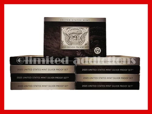 🔘 2025 S USMINT SILVER PROOF 10-COIN SET (25RH) - LAST PENNY - SHIPS NOW!!  🔘