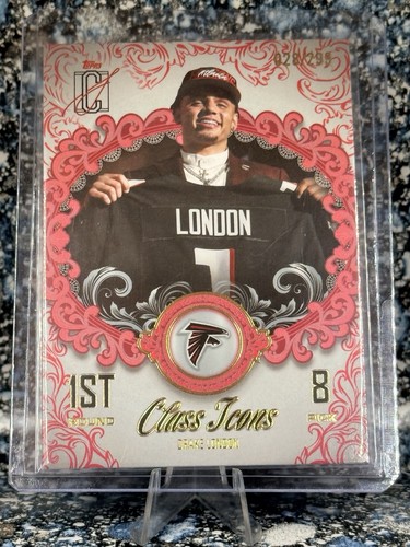 2025 Topps Signature Drake London Coral (RAW)